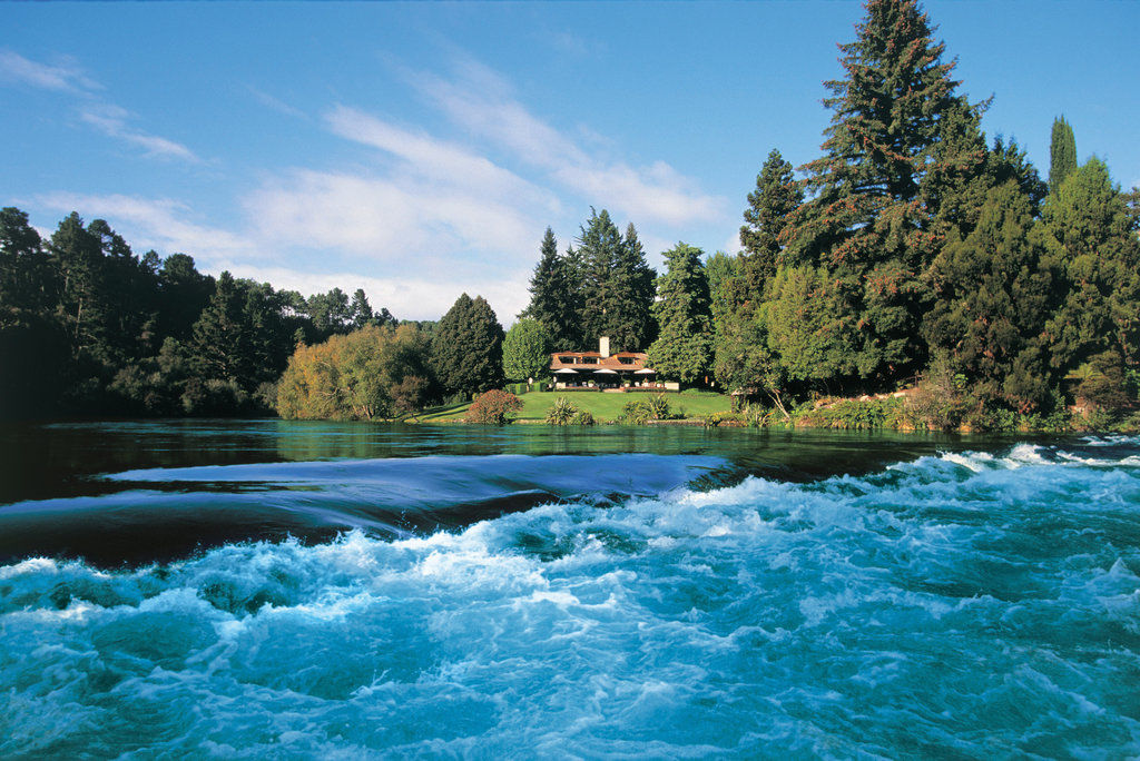 Huka Lodge Lago Lago Taupo Exterior foto